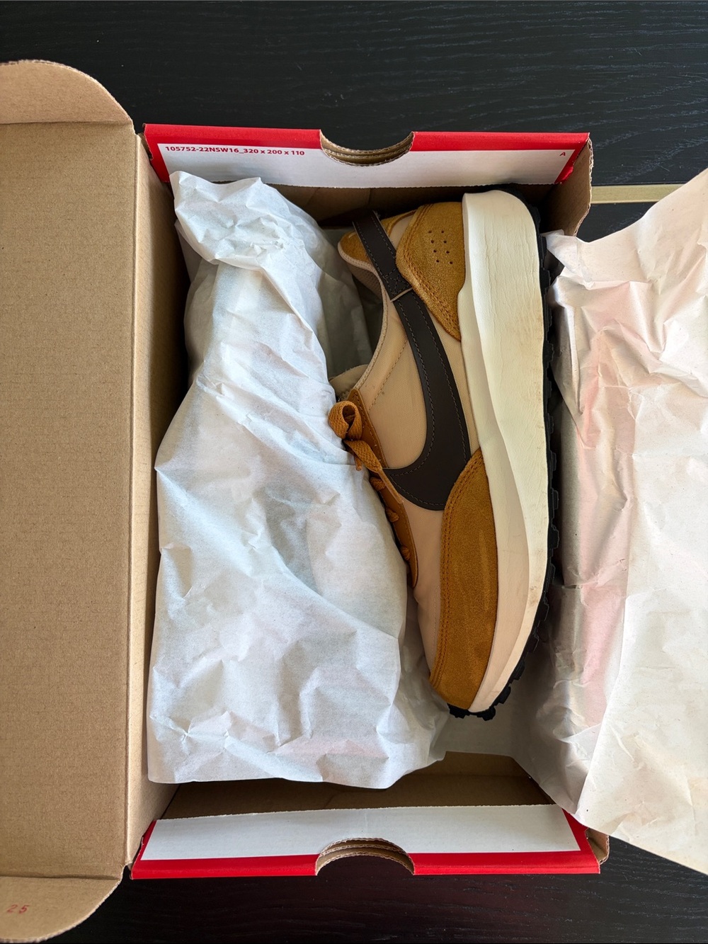 Nike Waffle Debut - Sesame Baroque Brown - Picture 12 of 13